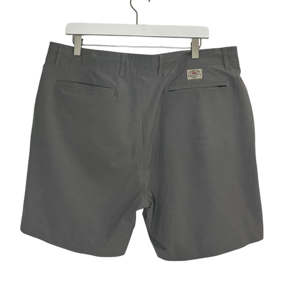 Faherty All Day Shorts 36 7” Inseam Hybrid Quick Dry Stretch Drawstring Gray - Picture 9 of 9